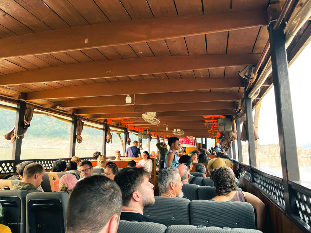 Inside the Laos slow boat