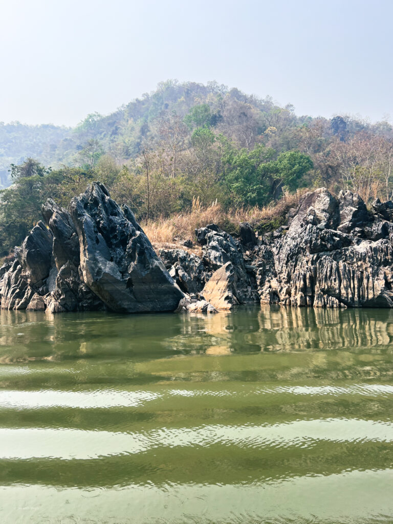 Scenery along the Mekong River 